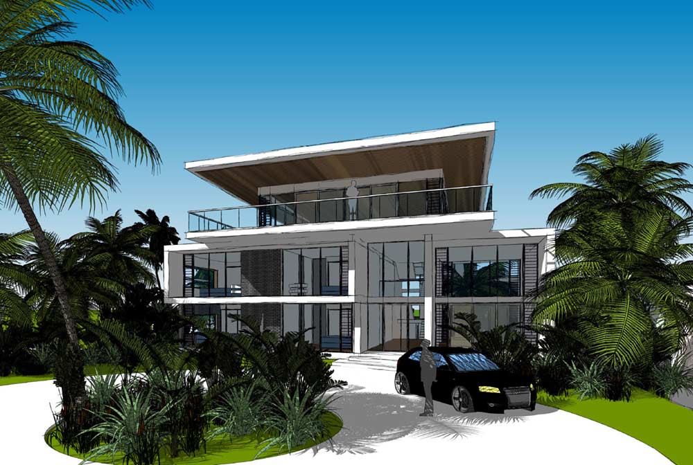 Stea was engaged to design a new multi-million-dollar residence in Rockhampton on a property with 3 existing houses.